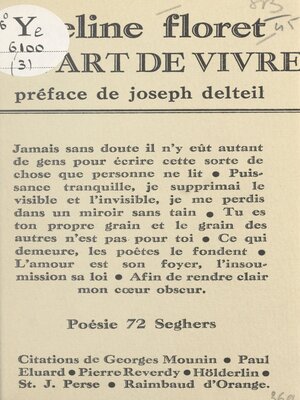 cover image of Ta part de vivre